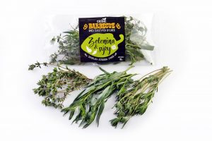 BBQ čerstvé byliny na zeleninu a sýry Titbit