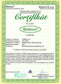 BIOKONT certifikát